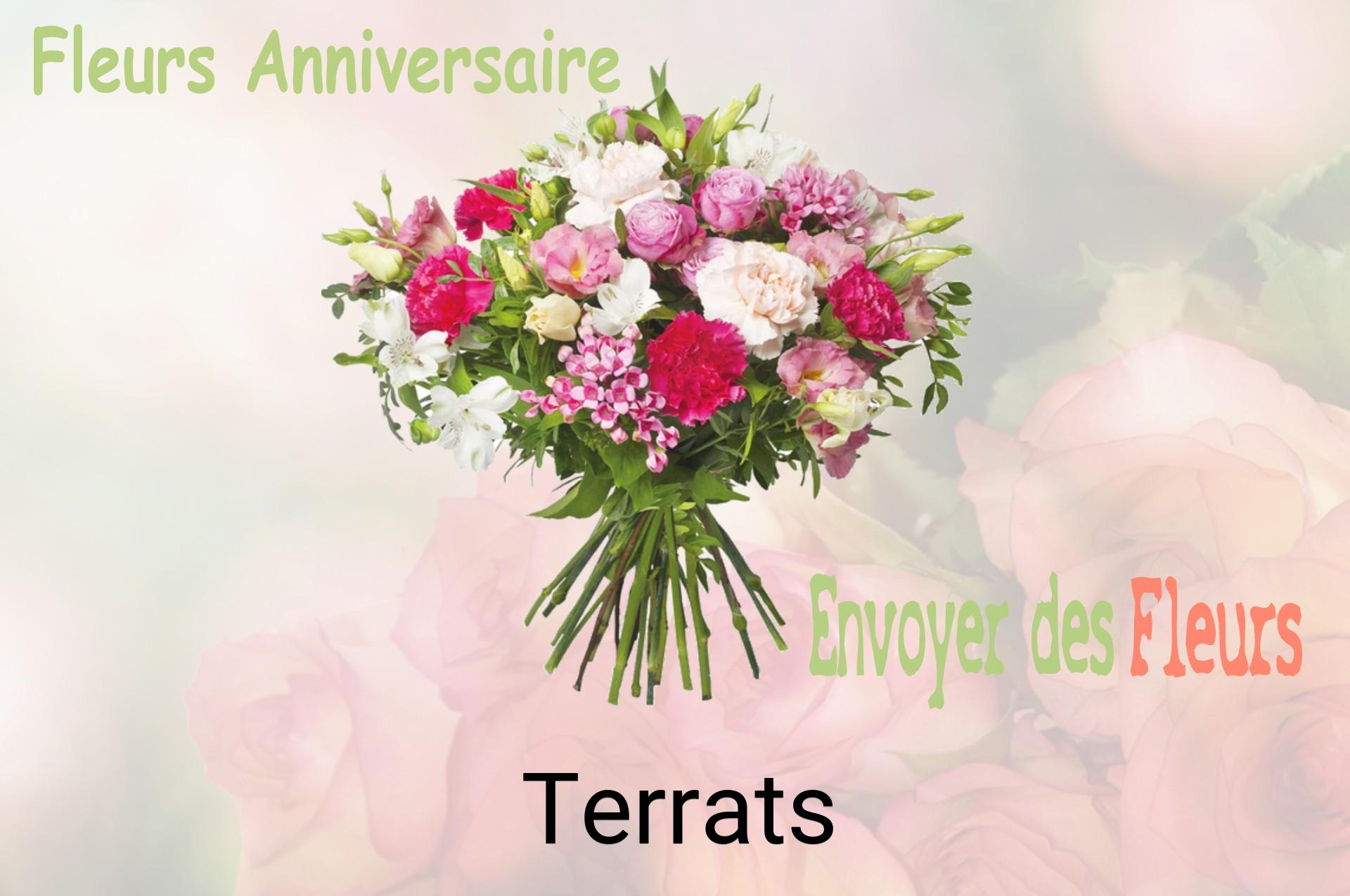 Bouquet de fleurs d’anniversaire livré à Terrats